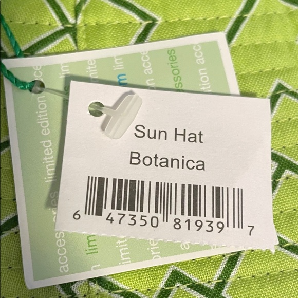 Vera Bradley Floral Black Sun Hat - Picture 3 of 4